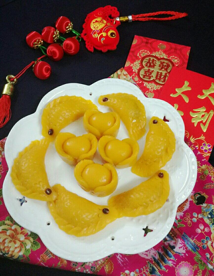 年年有余(鱼)之【彩色小鱼饺子的包法】