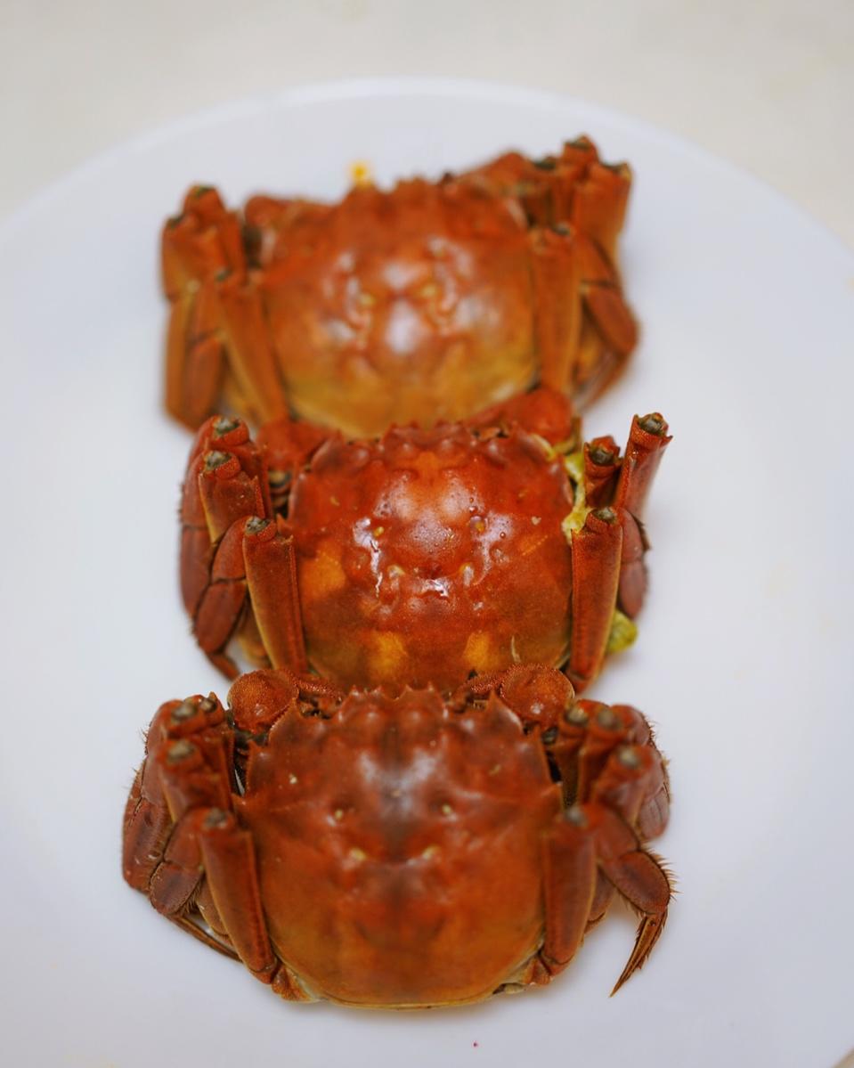 清蒸大闸蟹
