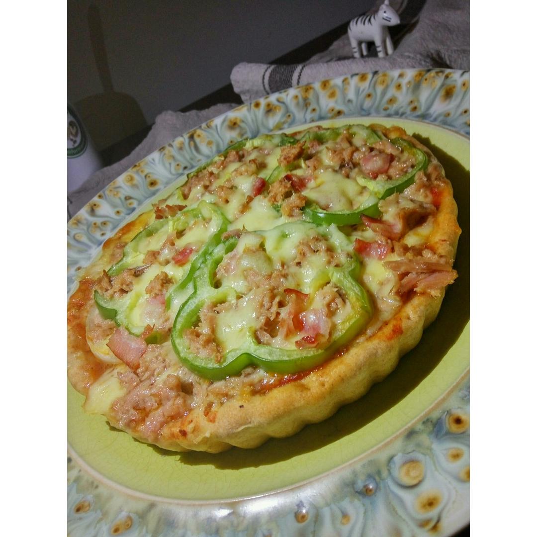 金枪鱼火腿pizza