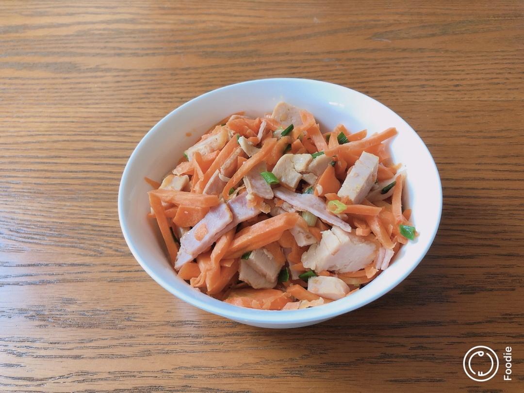 胡萝卜炒鸡蛋