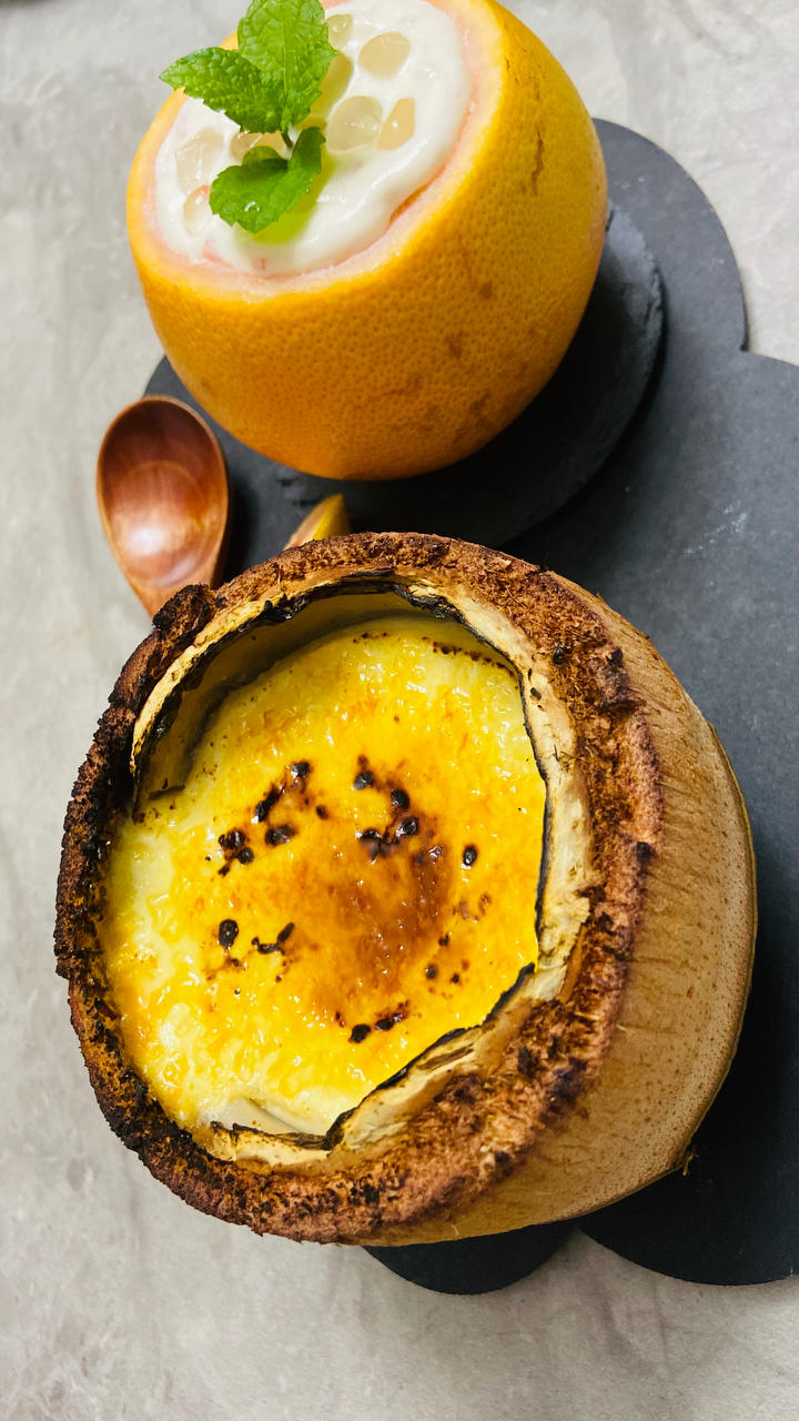 焦糖布丁超简单（蛋黄淡奶油消耗）