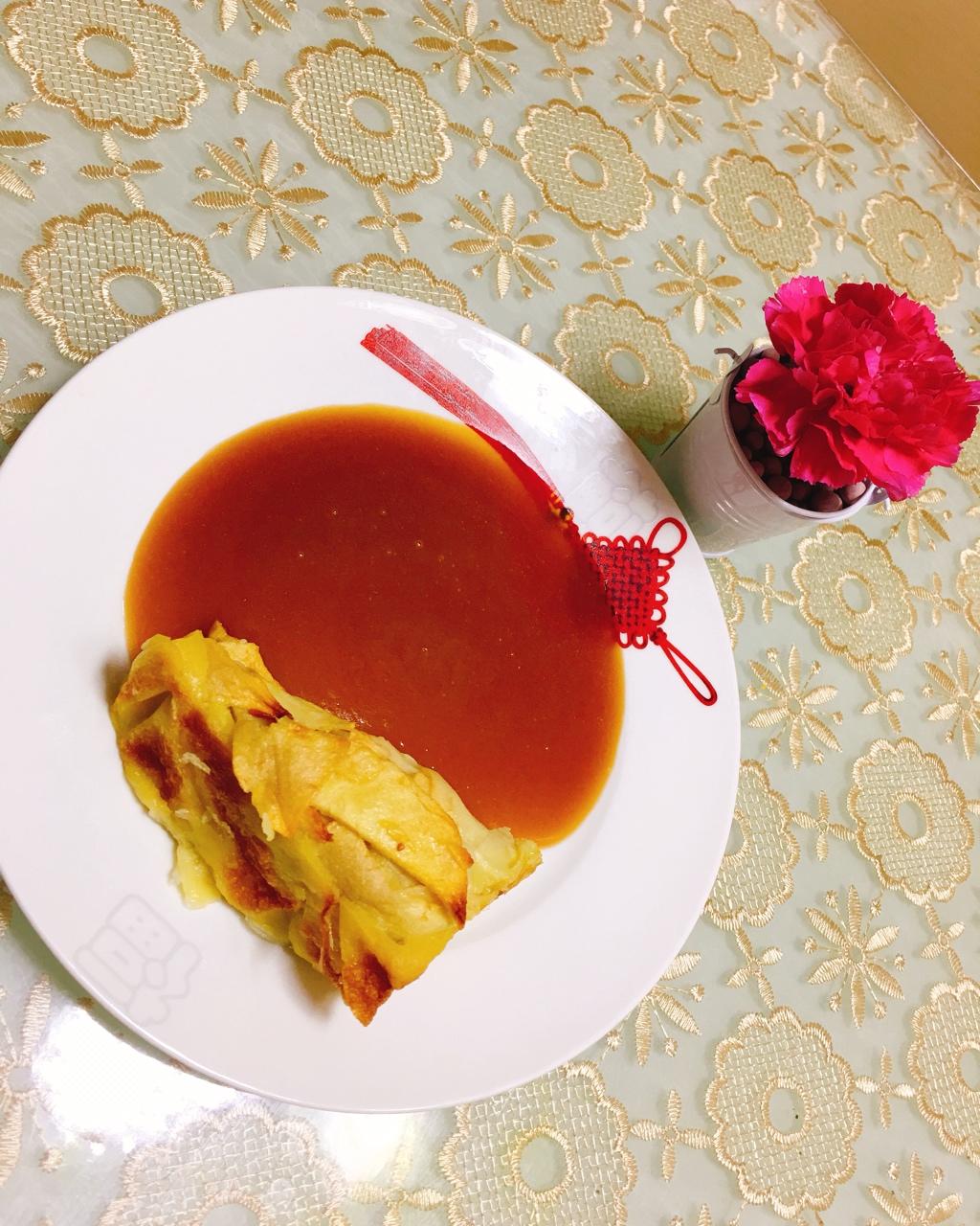 风靡法国的苹果隐形蛋糕