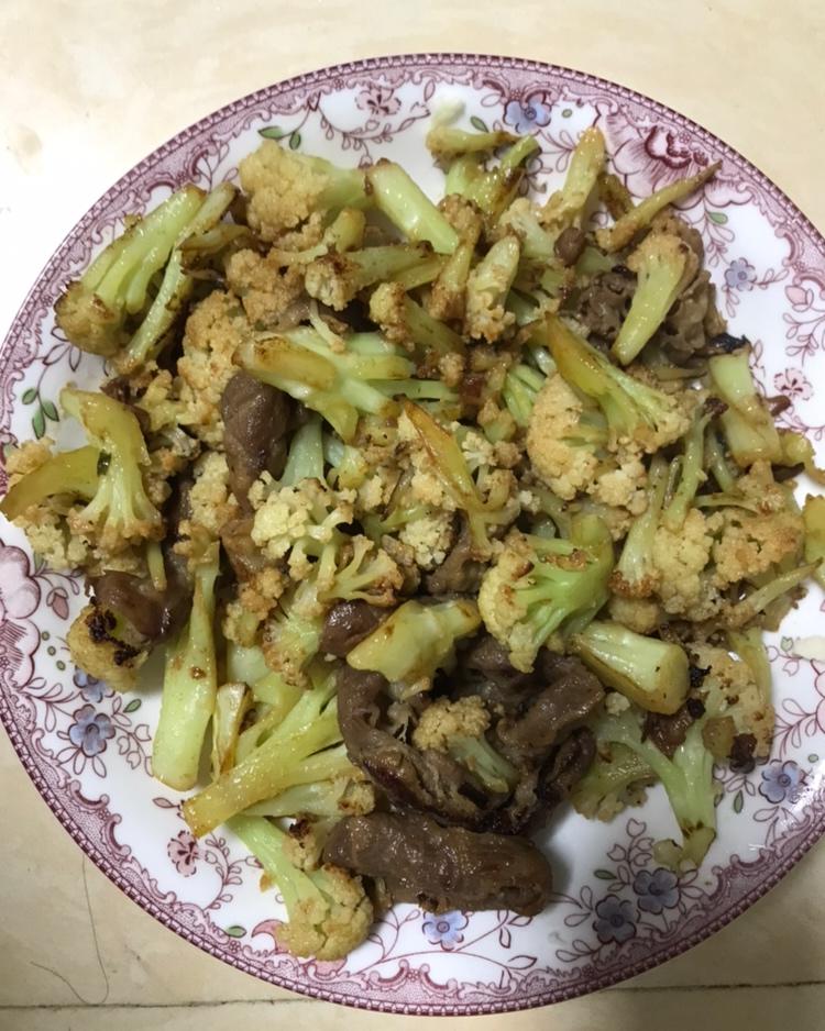 干锅有机花菜（家常法）
