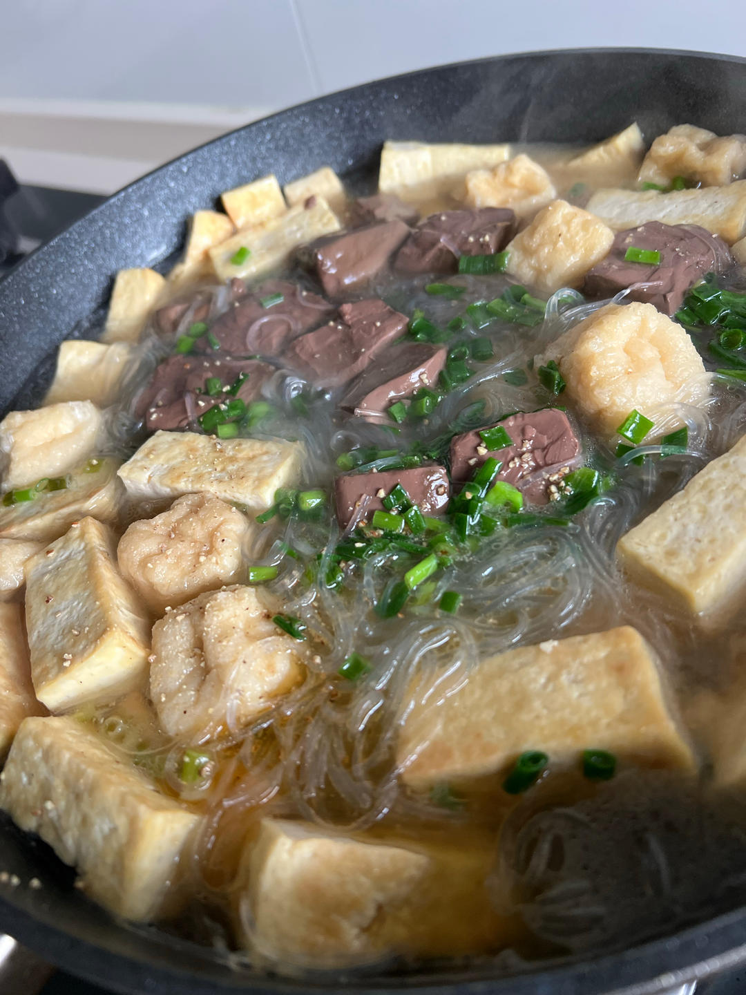 补铁鸭血粉丝汤