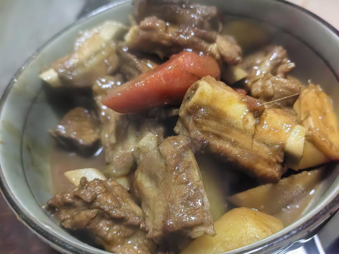 🔥巨好吃的红烧排骨炖土豆❗️懒人版轻松做拿手菜