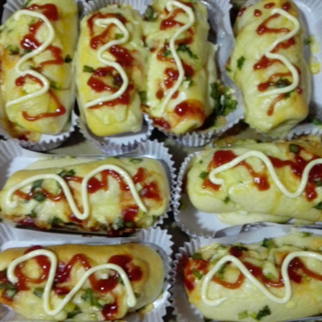手揉甜面包～豆沙千层包和豆沙卷