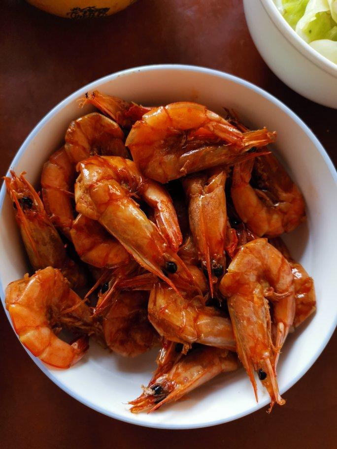 家庭版油爆虾 少油 简单易上手