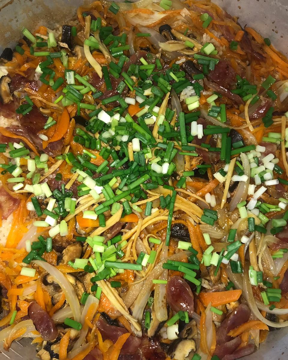 电饭煲香肠焖饭