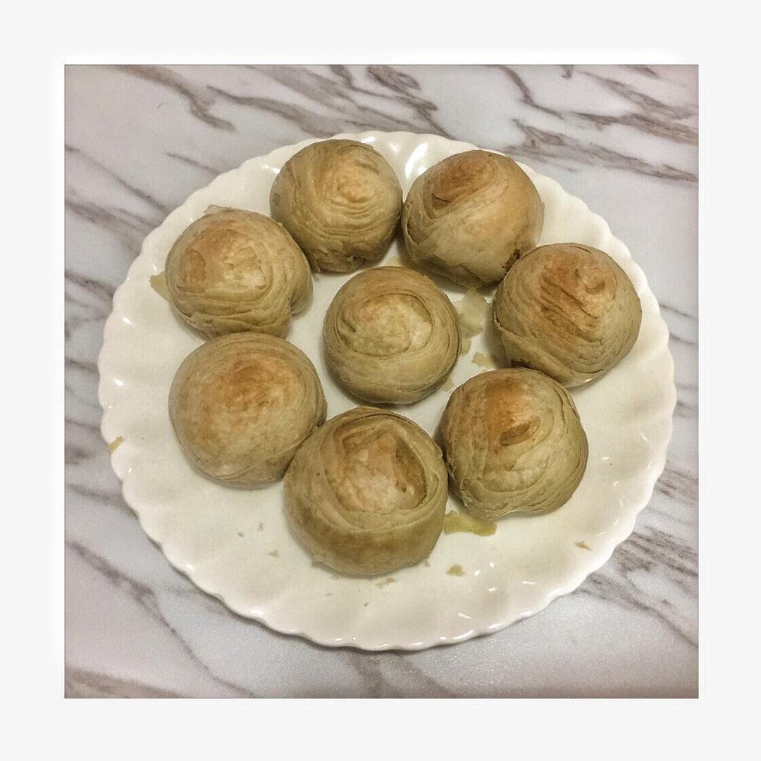 蛋黄酥~紫薯、抹茶、原味~花好月圆，中秋快乐~内附一次做六色蛋黄酥方法~