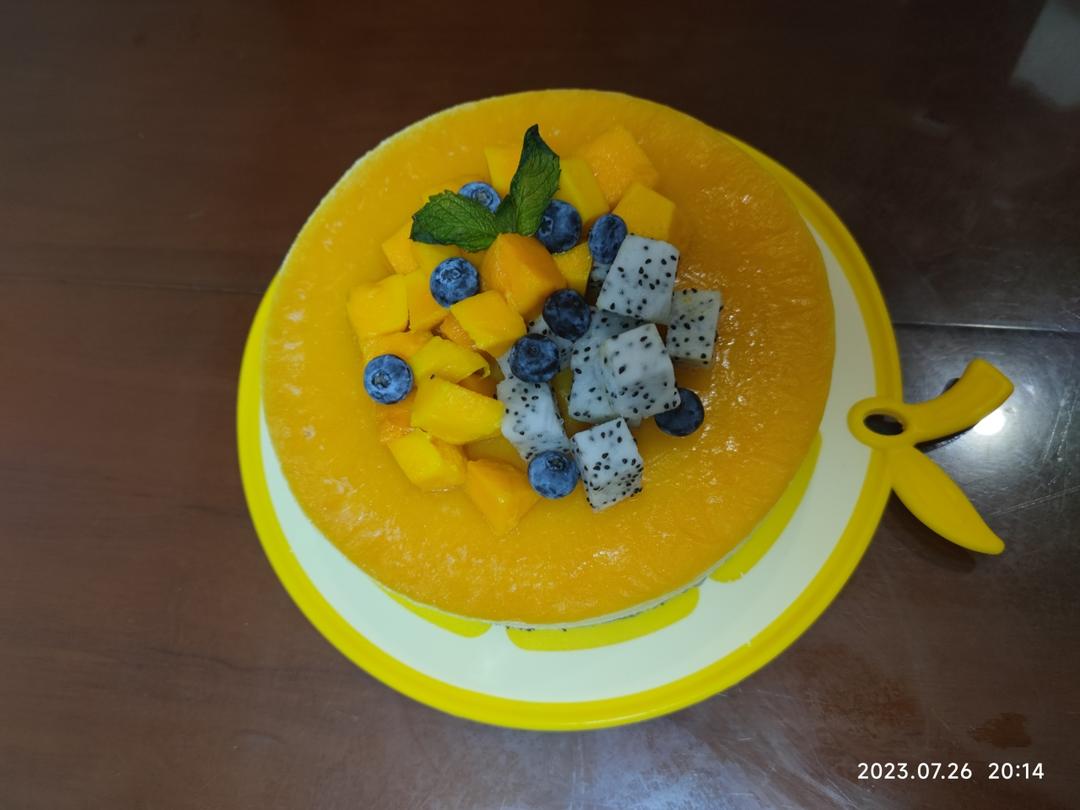 芒果慕斯蛋糕6寸8寸（新手也能一次成功）