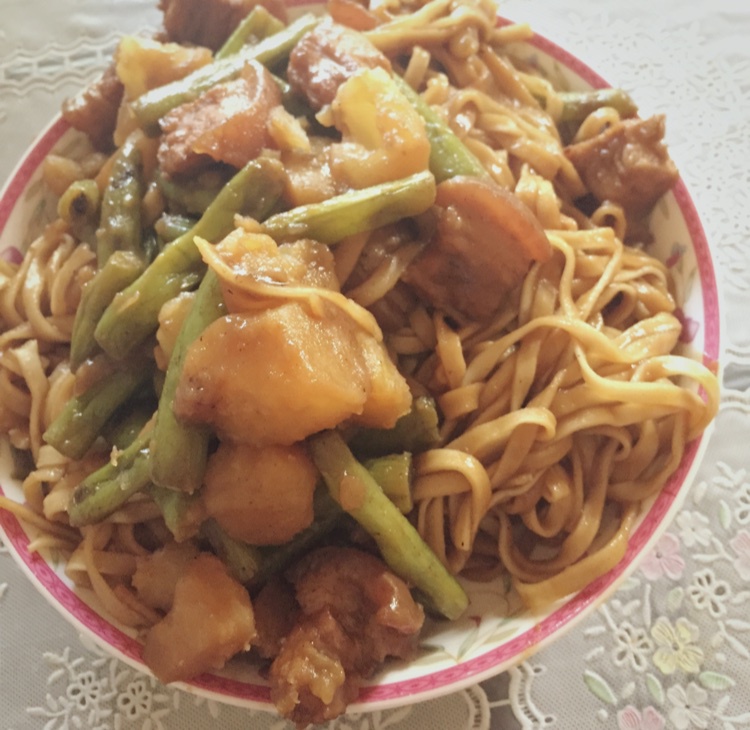 豆角焖面