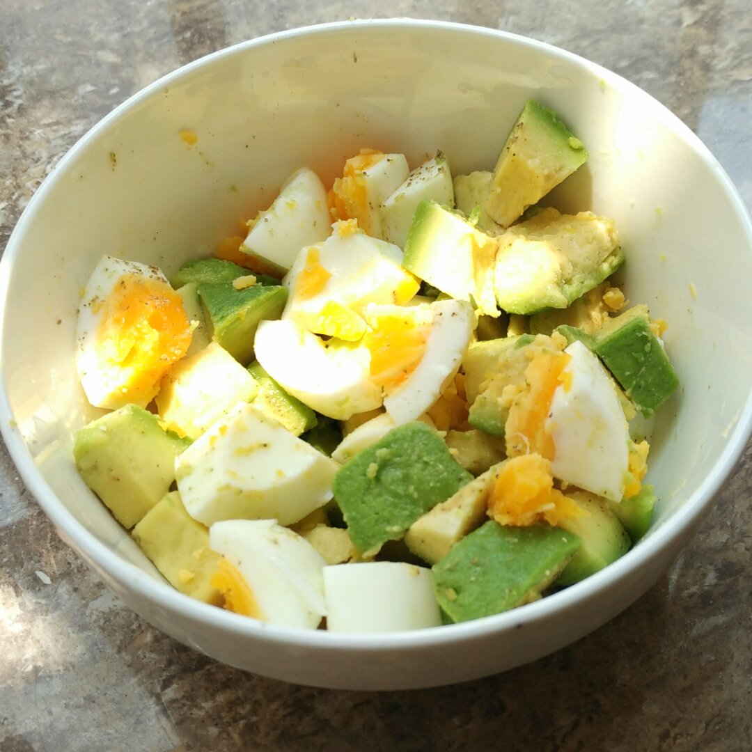 早餐之牛油果鸡蛋沙拉