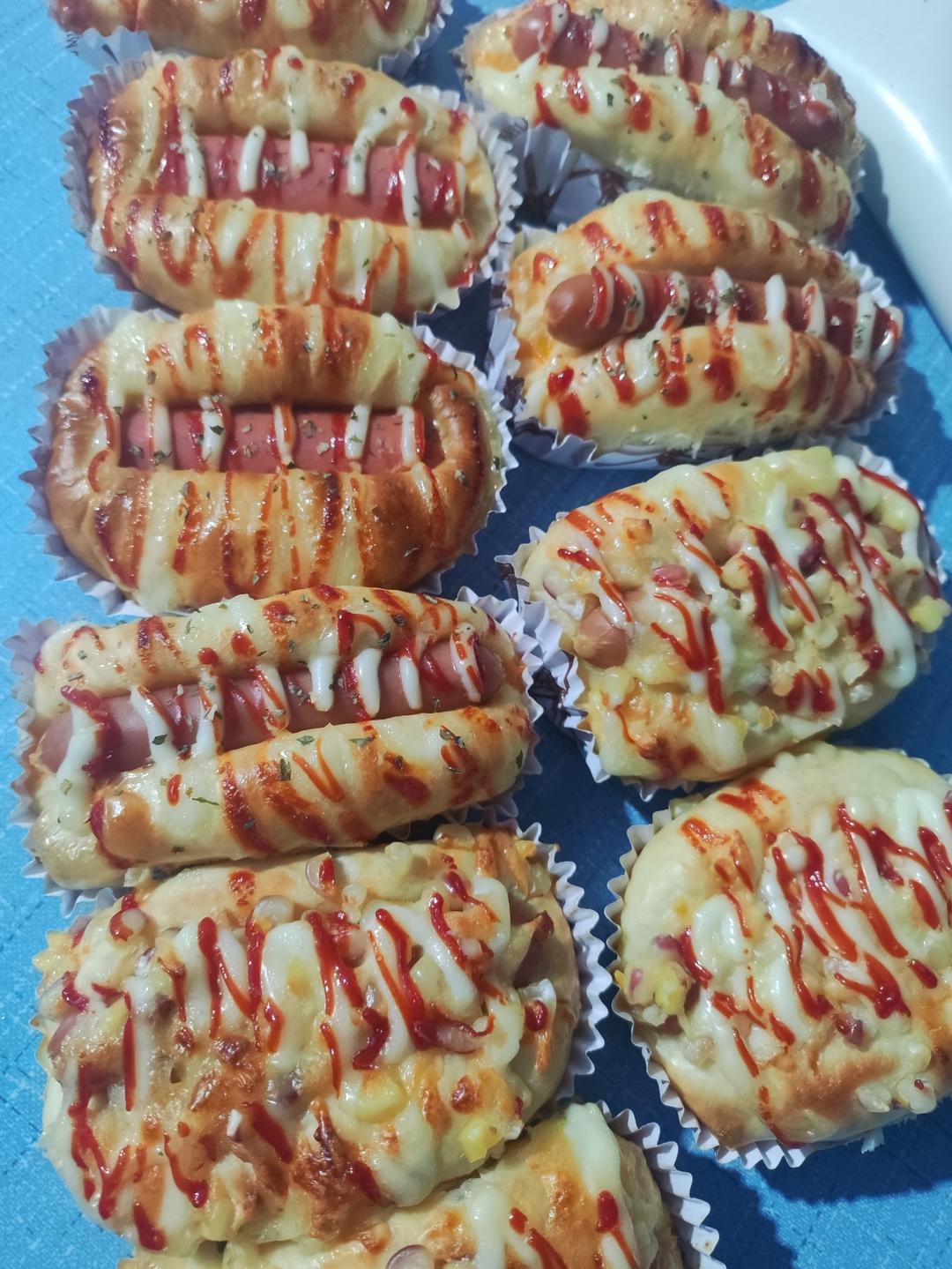 波兰种玉米芝士肠仔包【超级软】