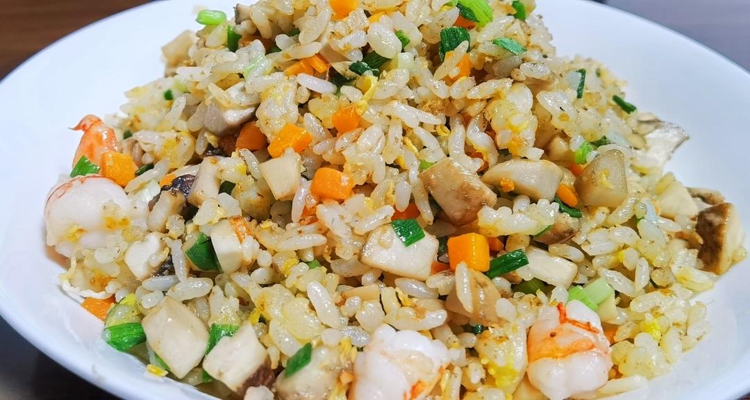 松茸蛋炒饭