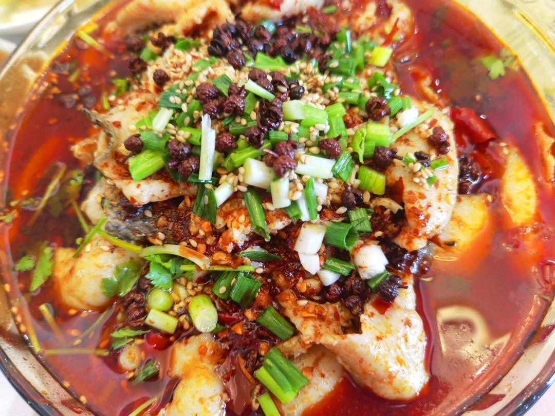 家常麻辣水煮草鱼片