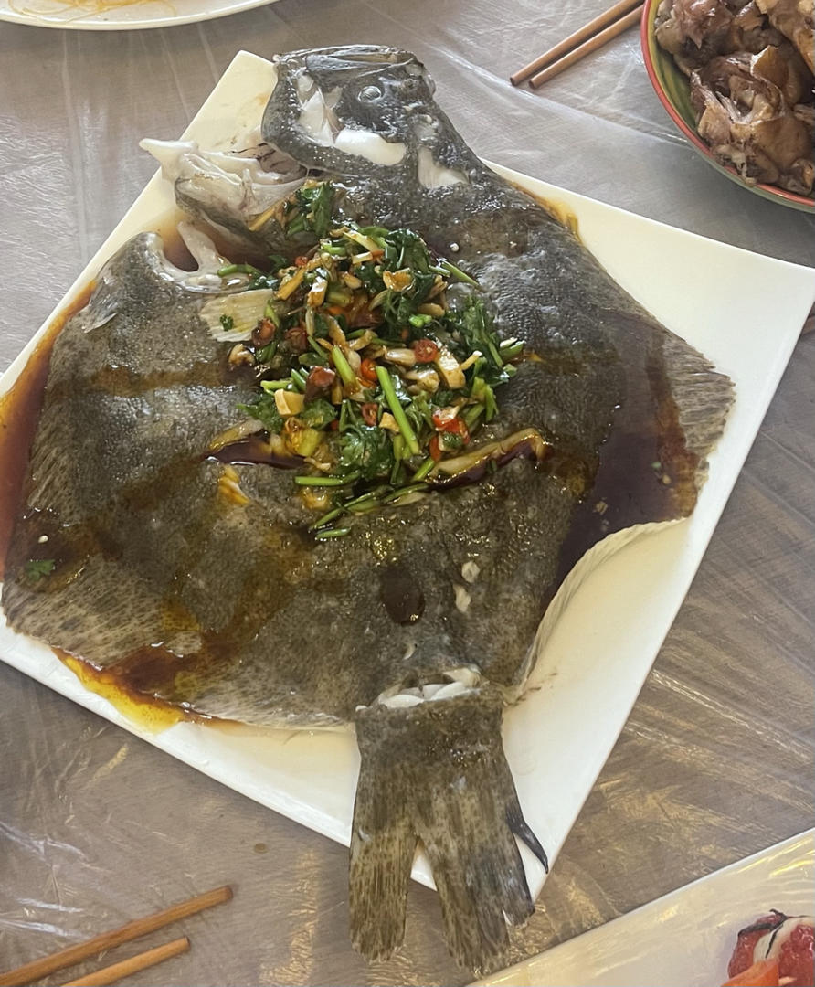 清蒸多宝鱼 * 2021春节聚餐