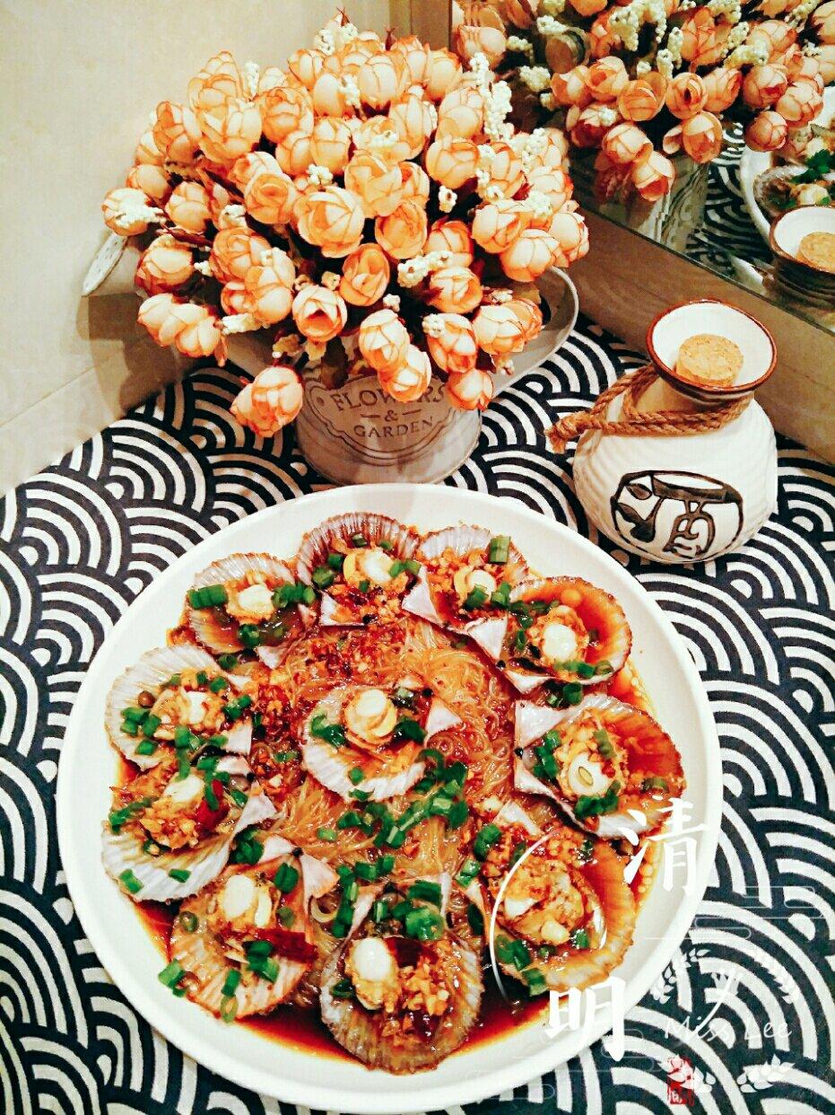 蒜蓉粉丝蒸扇贝