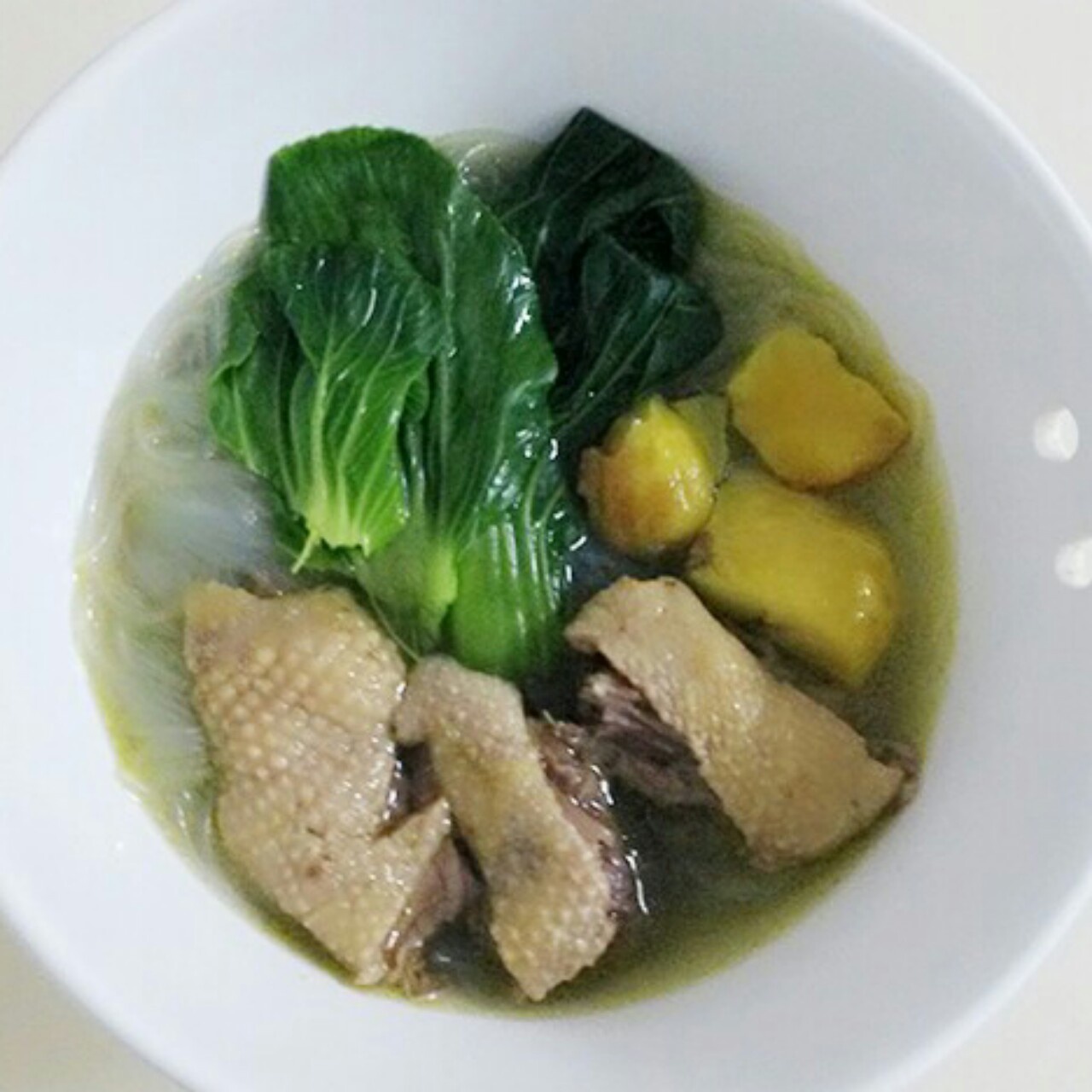 老鸭粉丝汤