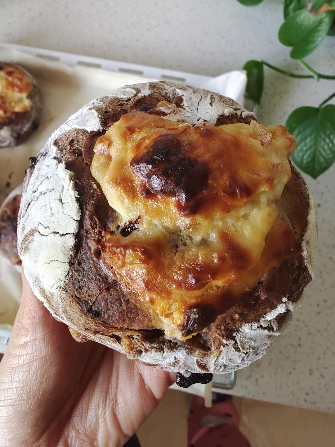 熔岩巧克力欧包