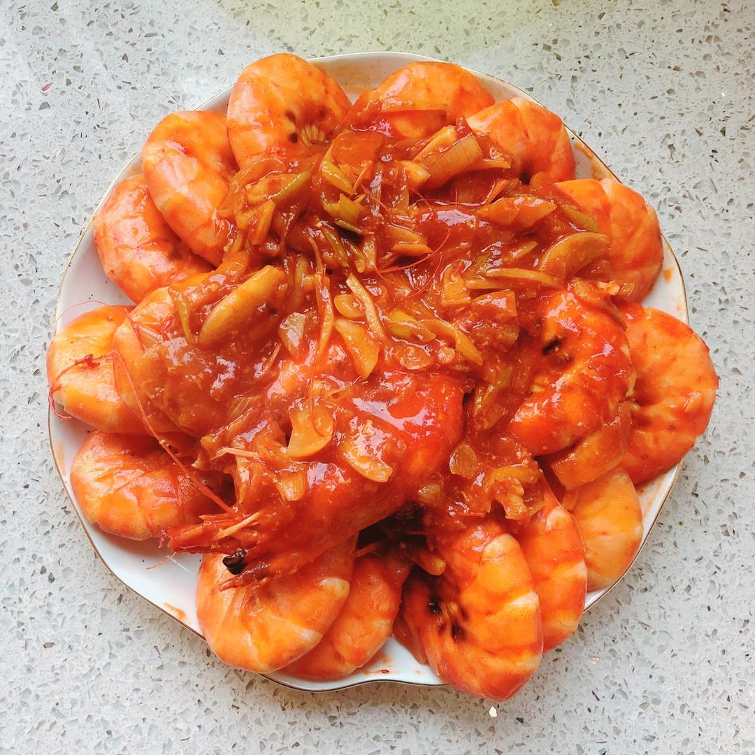 黄晓明茄汁大虾－中餐厅