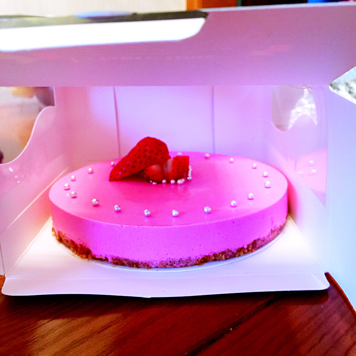 火龙果慕斯（小蛋糕）