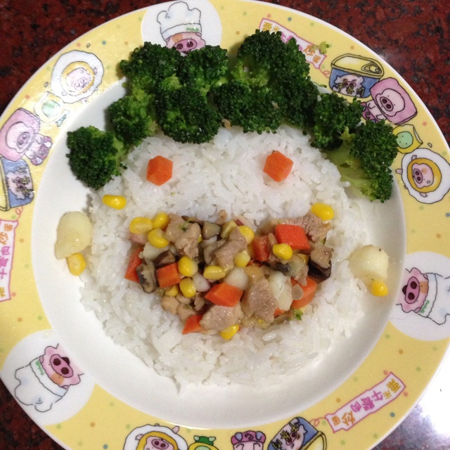 大嘴宝宝咖喱饭
