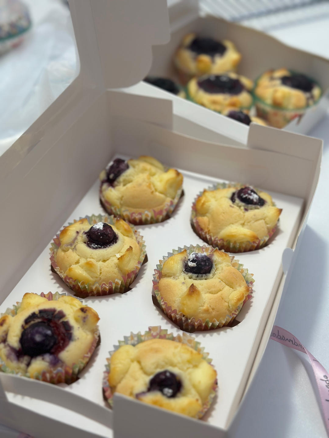 奶油芝士蓝莓马芬