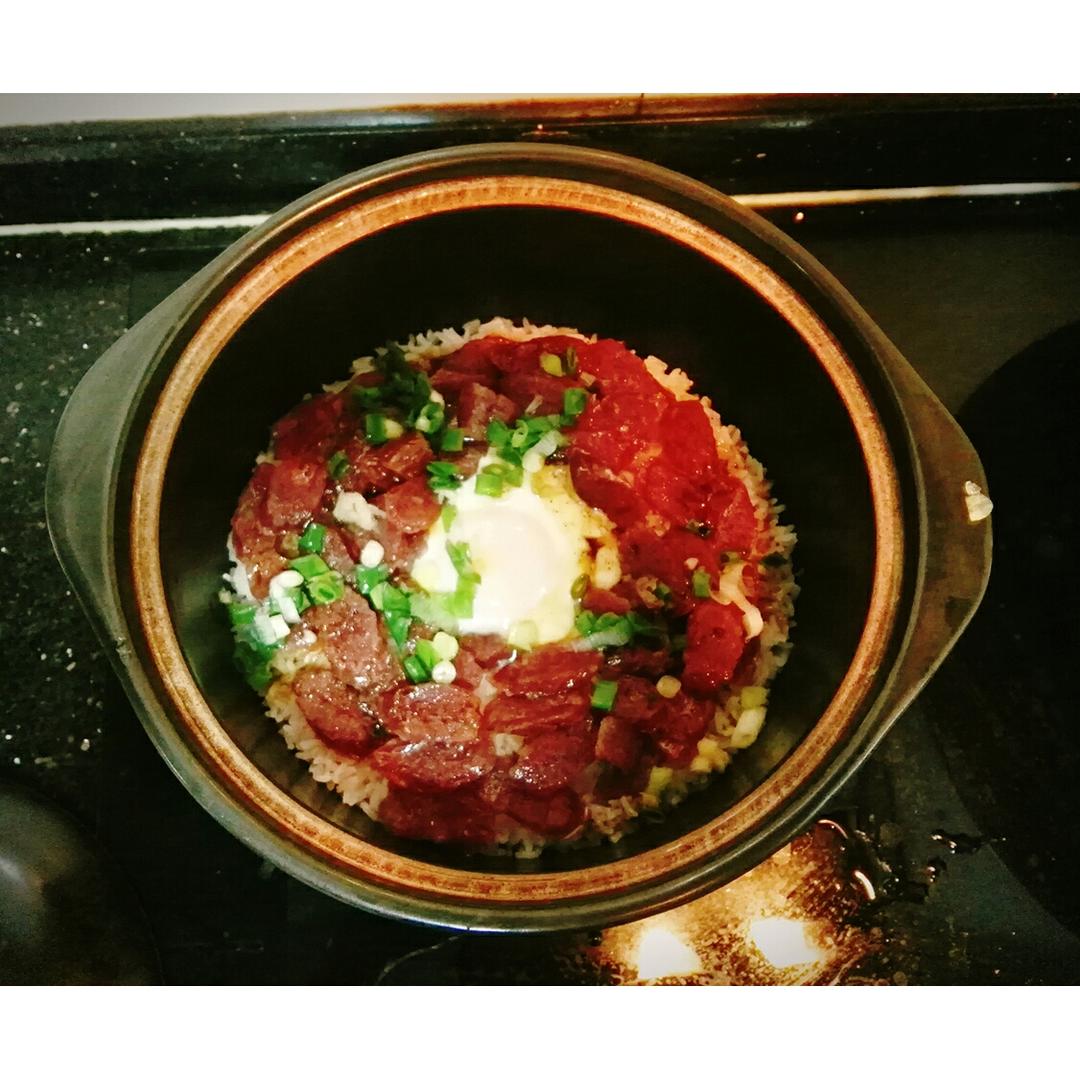 香肠煲仔饭
