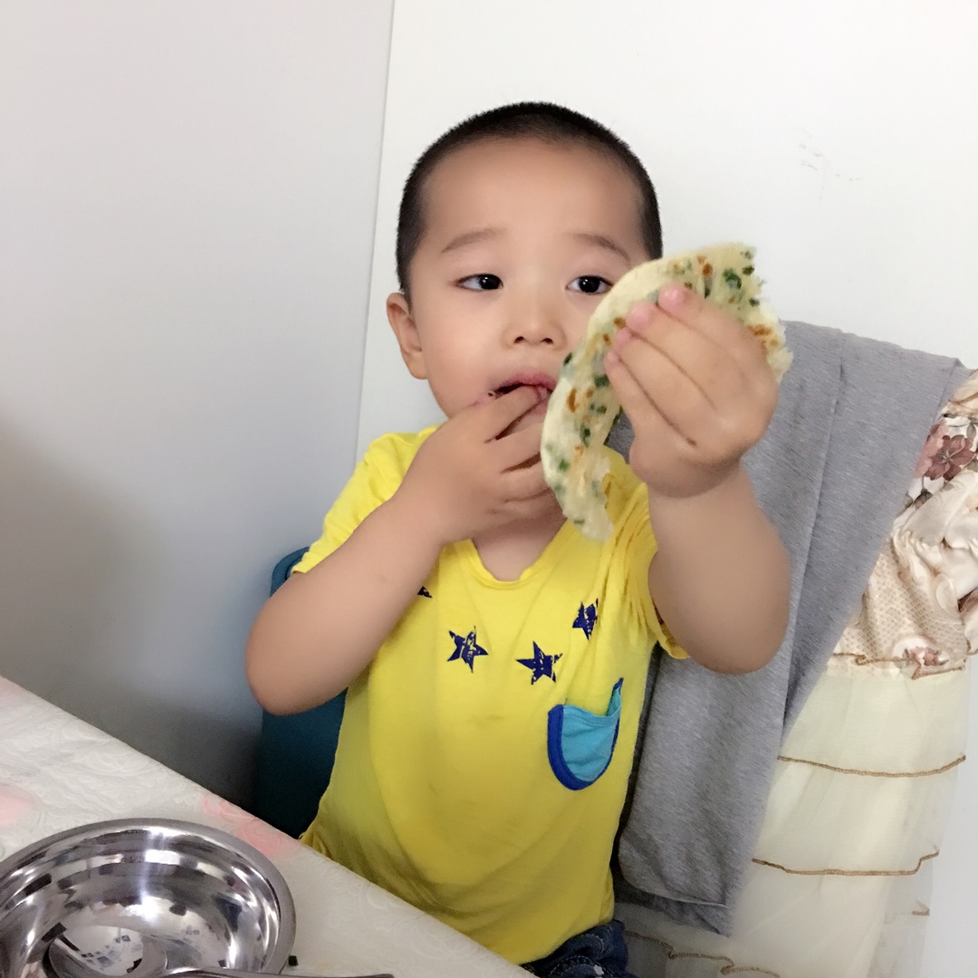 自制葱油饼