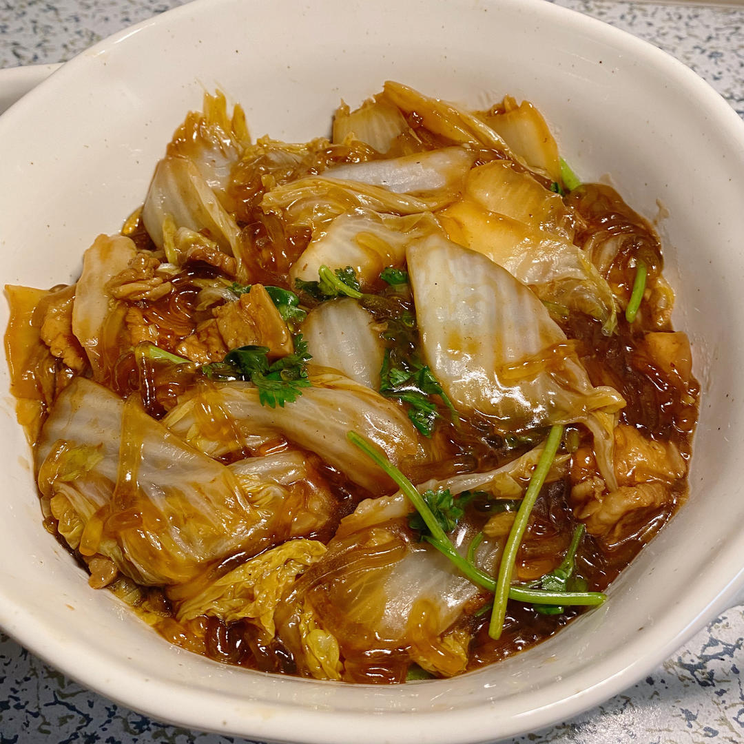 猪肉白菜炖粉条好吃到哭😭