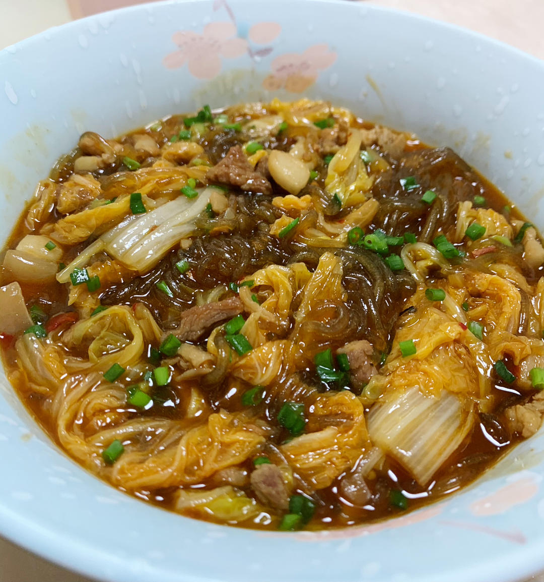 肉末白菜粉条煲  健康营养 好吃下饭