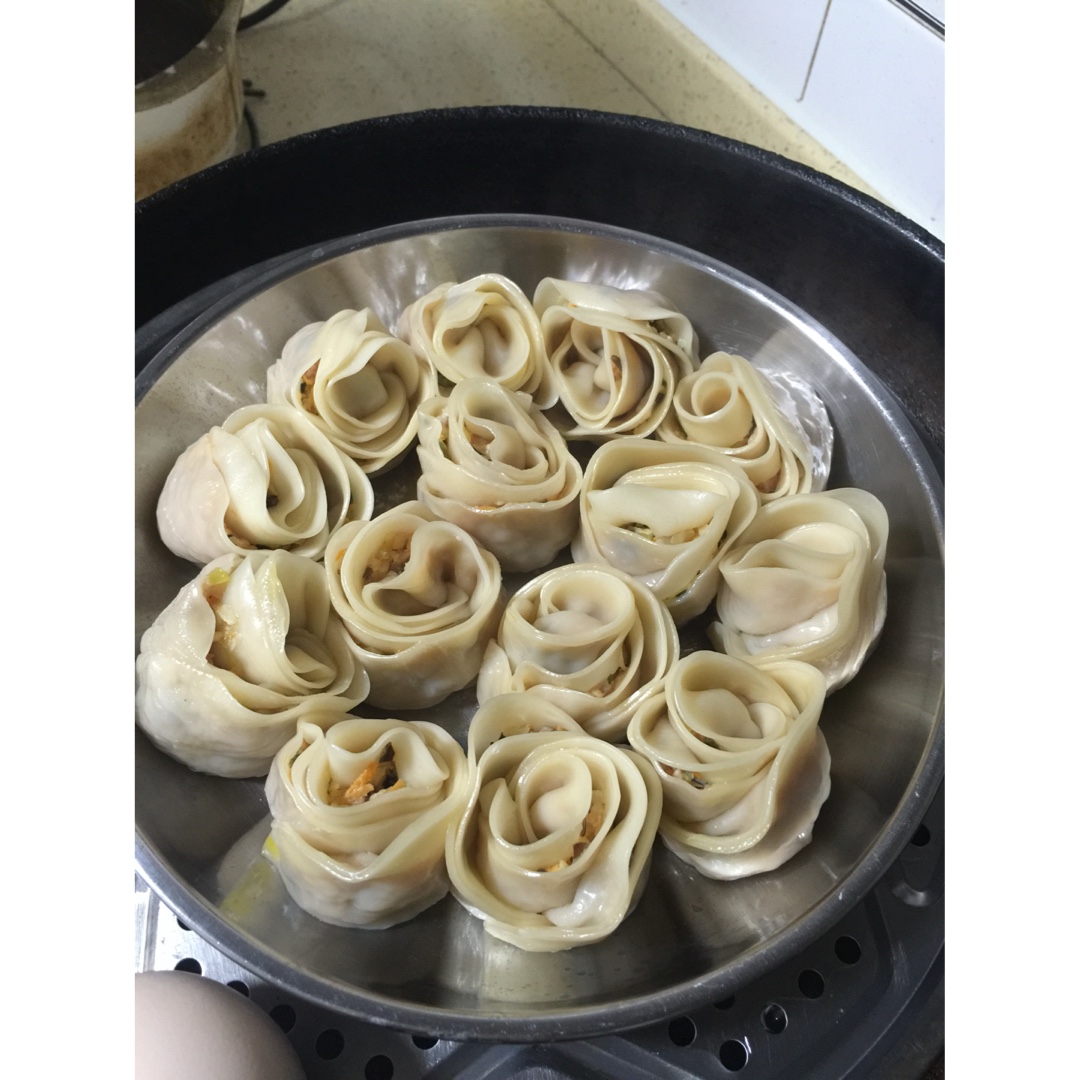 玫瑰花饺子