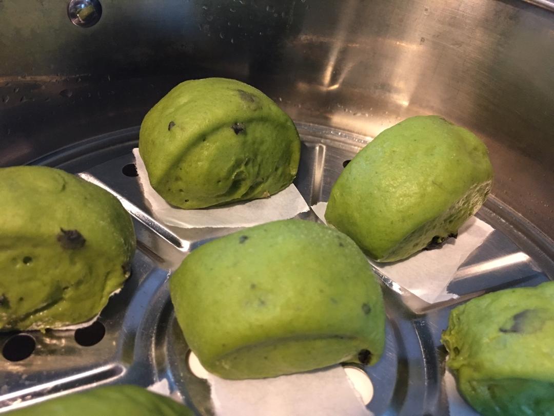 菠菜汁蔓越莓馒头