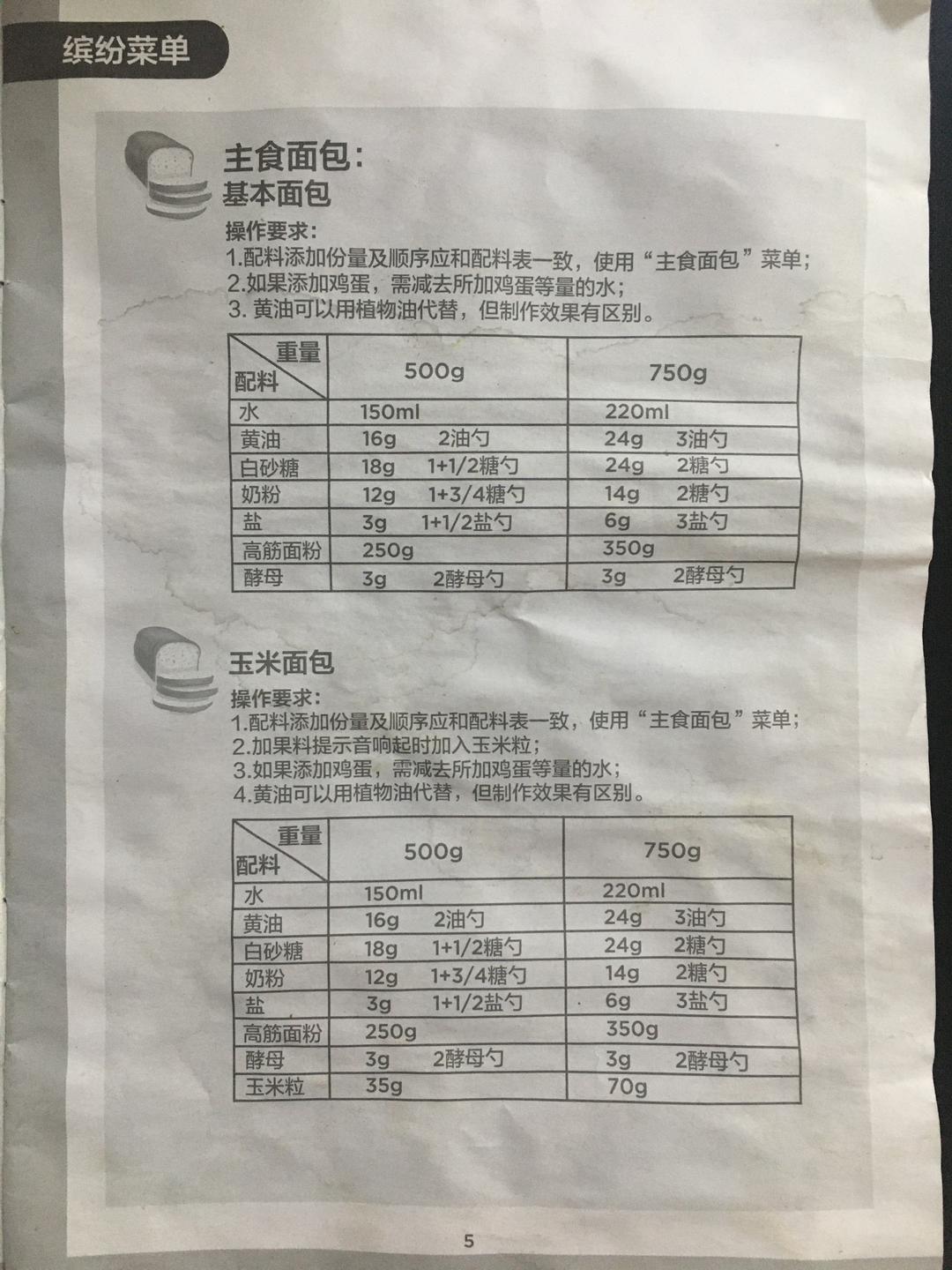 美的面包机食谱存档的做法 步骤8