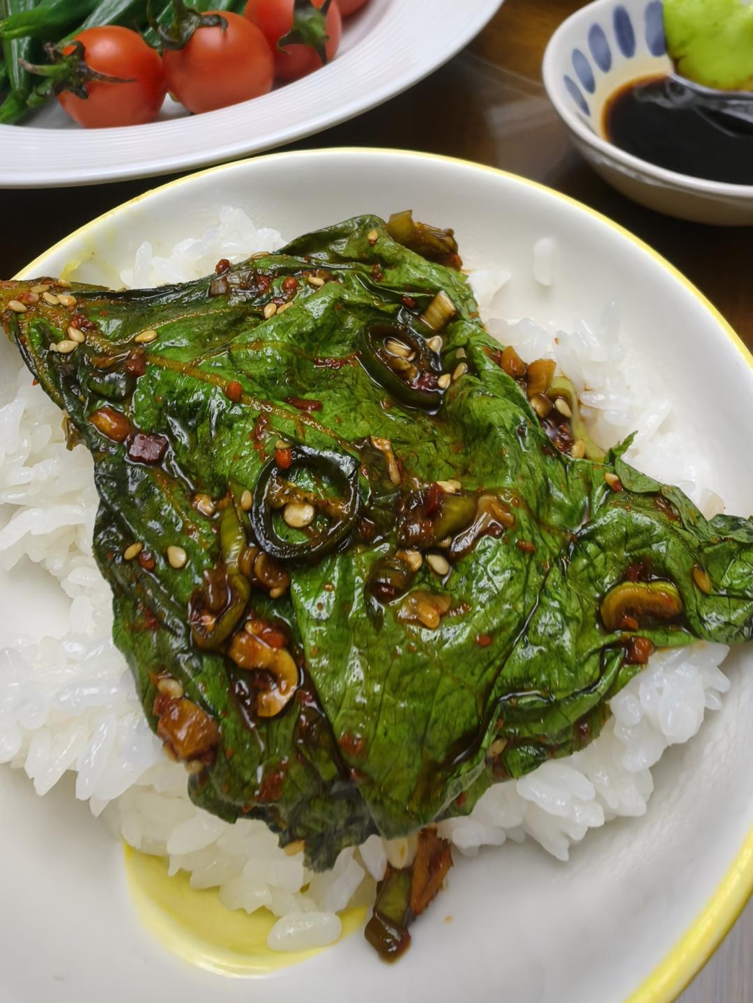 韩式酱油苏子叶