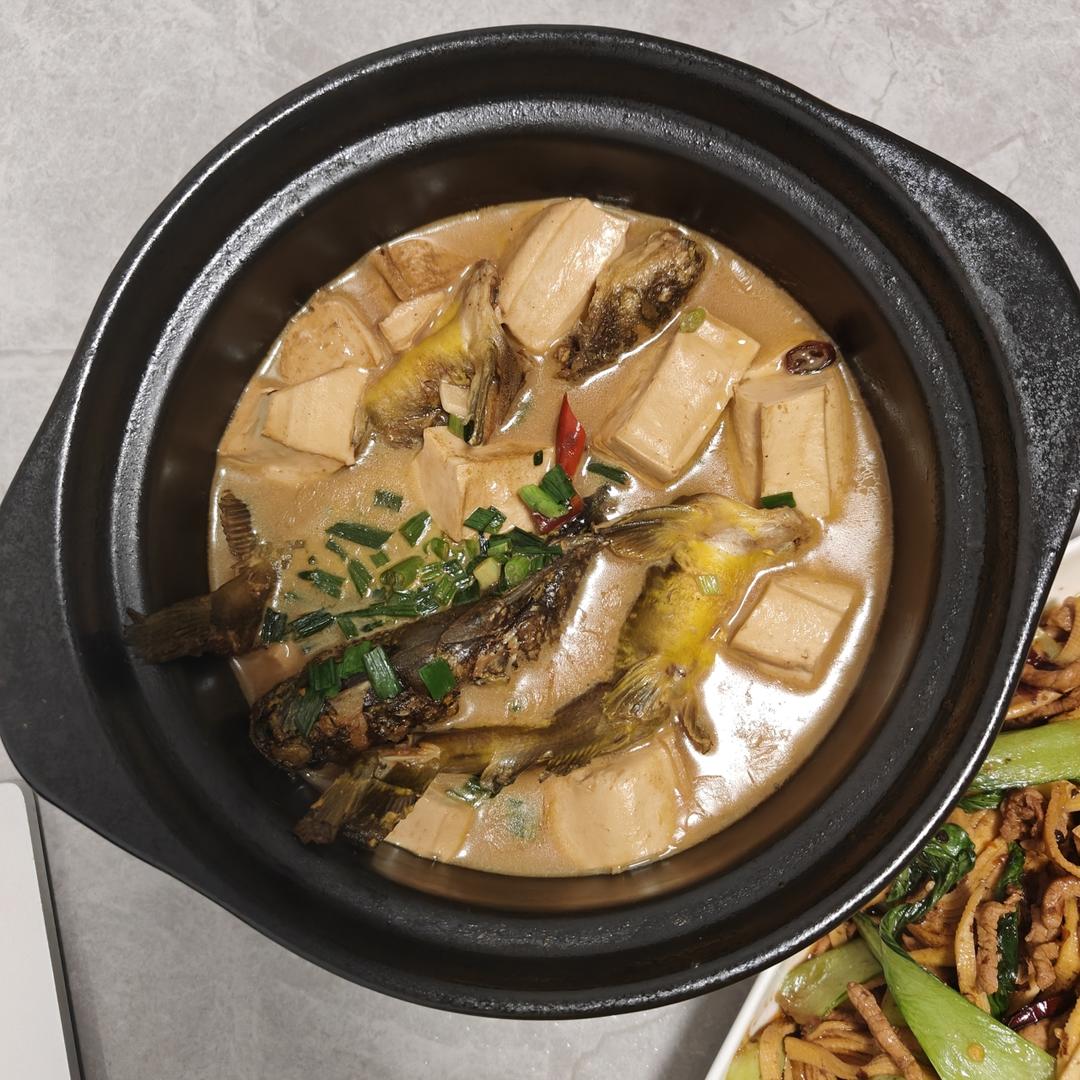 黄骨鱼炖豆腐——简单美味