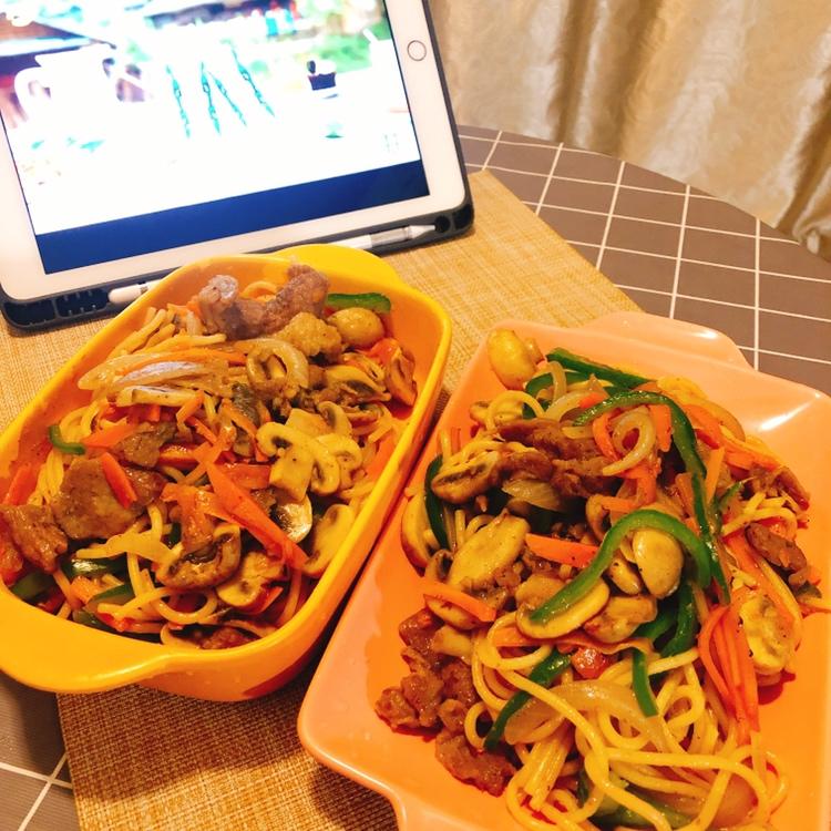 黑胡椒牛肉意大利面