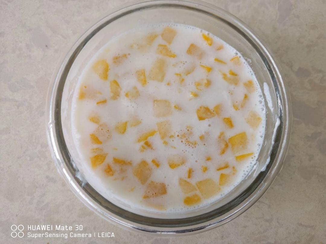 夏日必备小甜品🥭芒果布丁🍮超简单「学不会你来打我」