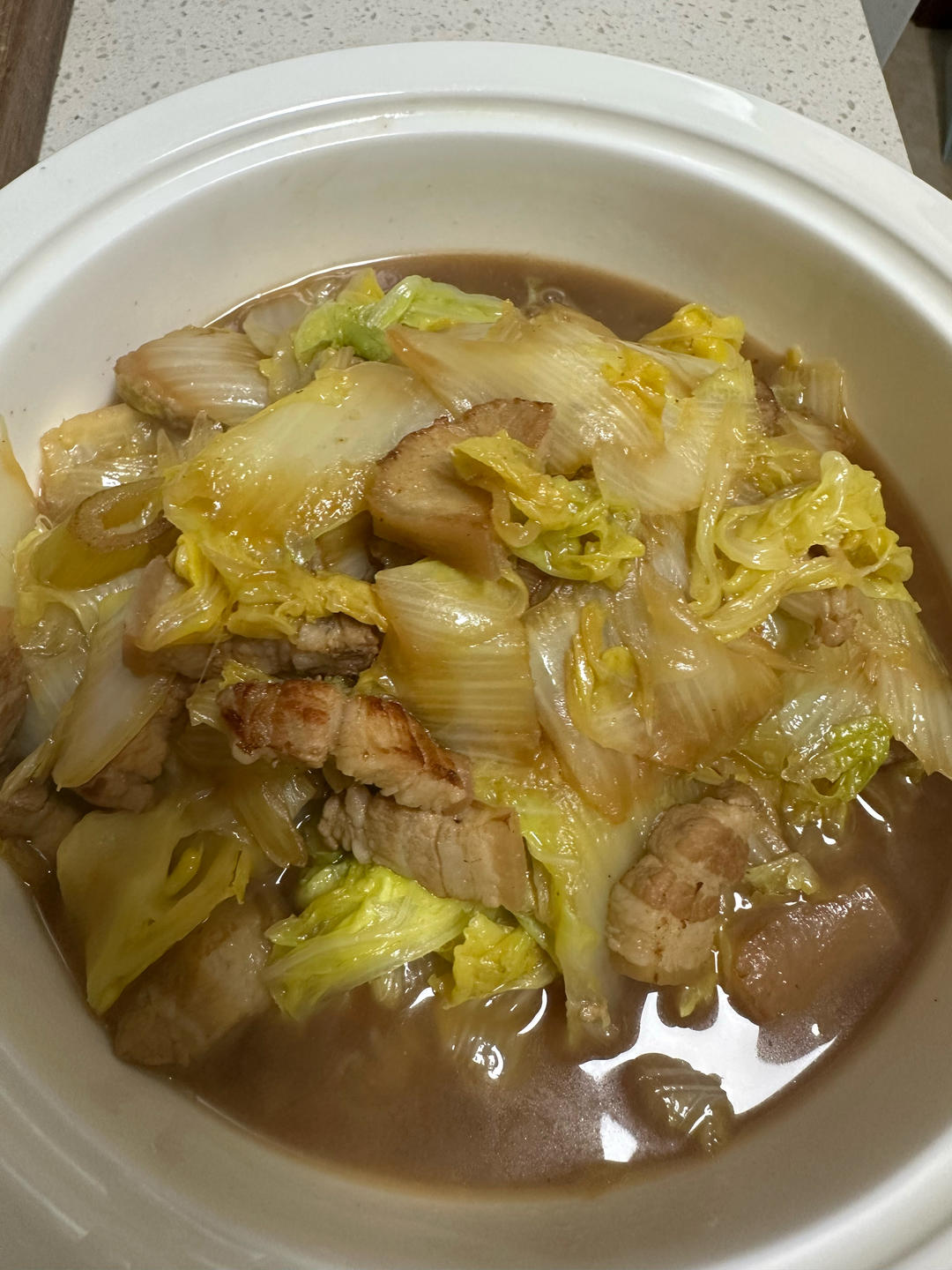 大白菜炒五花肉，好吃全是细节！