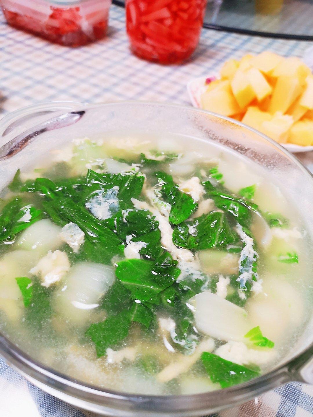 青菜鸡蛋汤