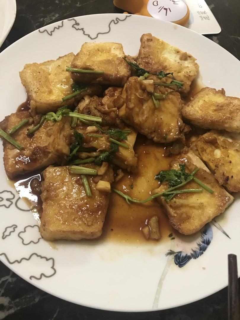 无敌好吃的香煎豆腐