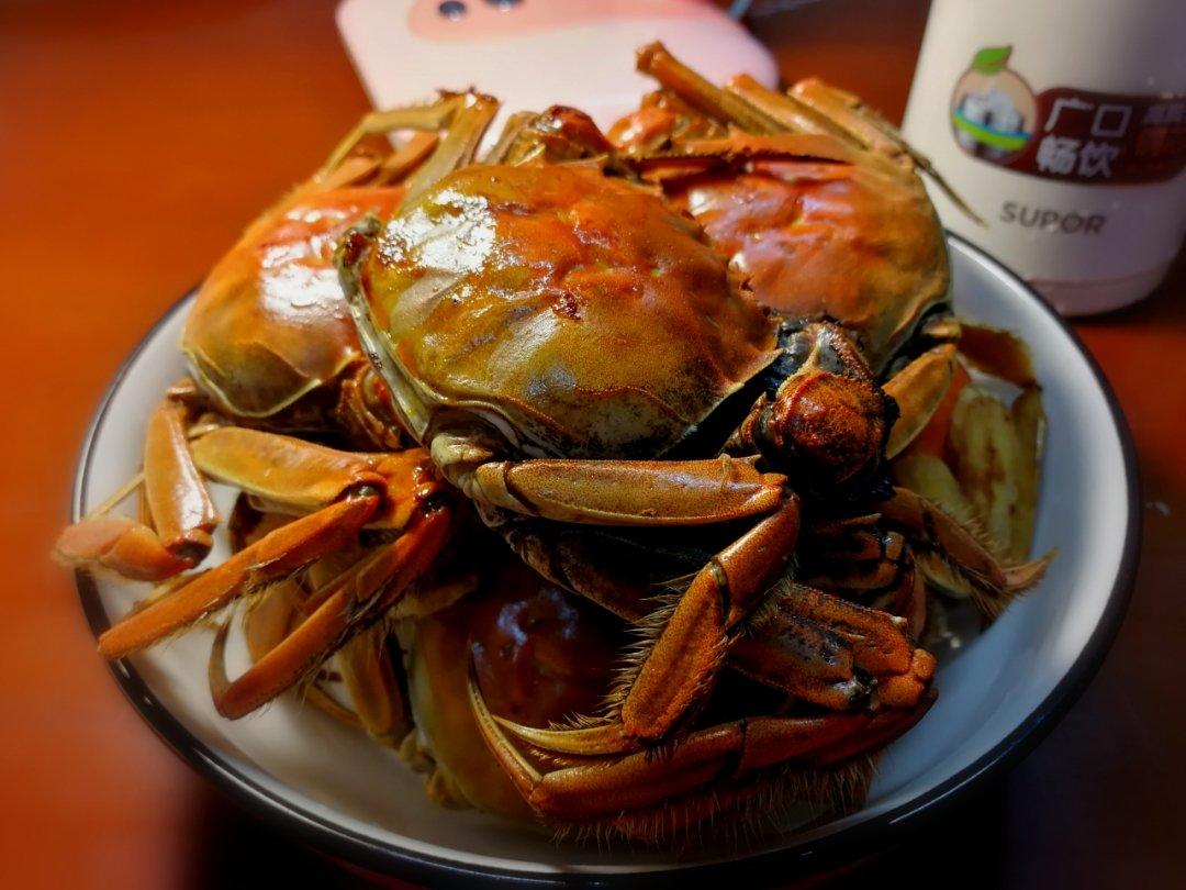 清蒸毛蟹