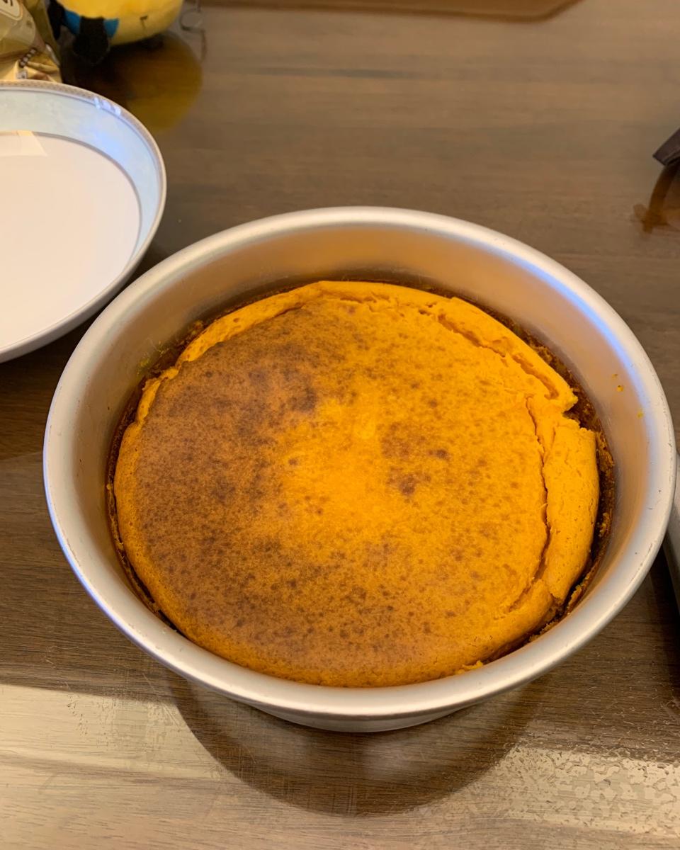cheese口感的南瓜蛋糕（极简零失败）