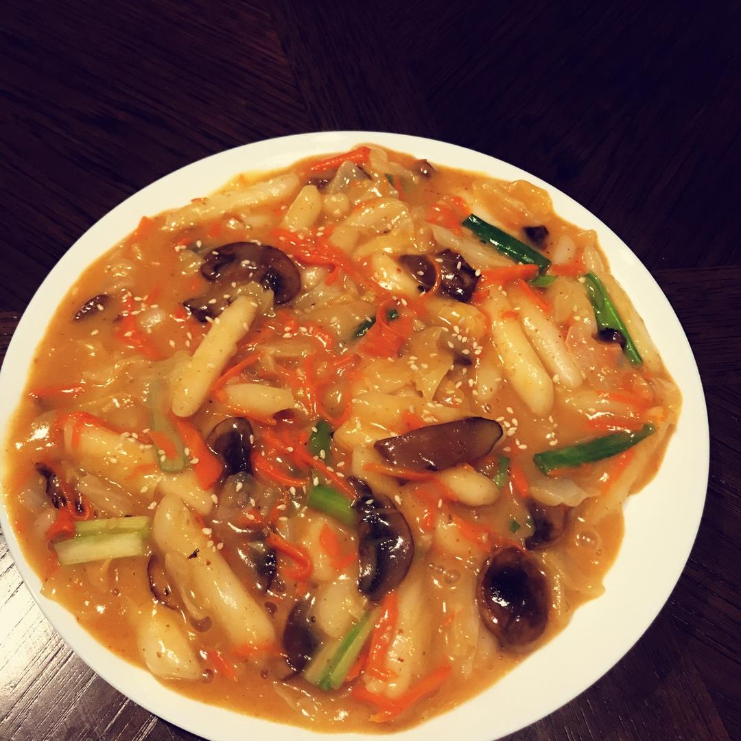 韩式辣炒年糕