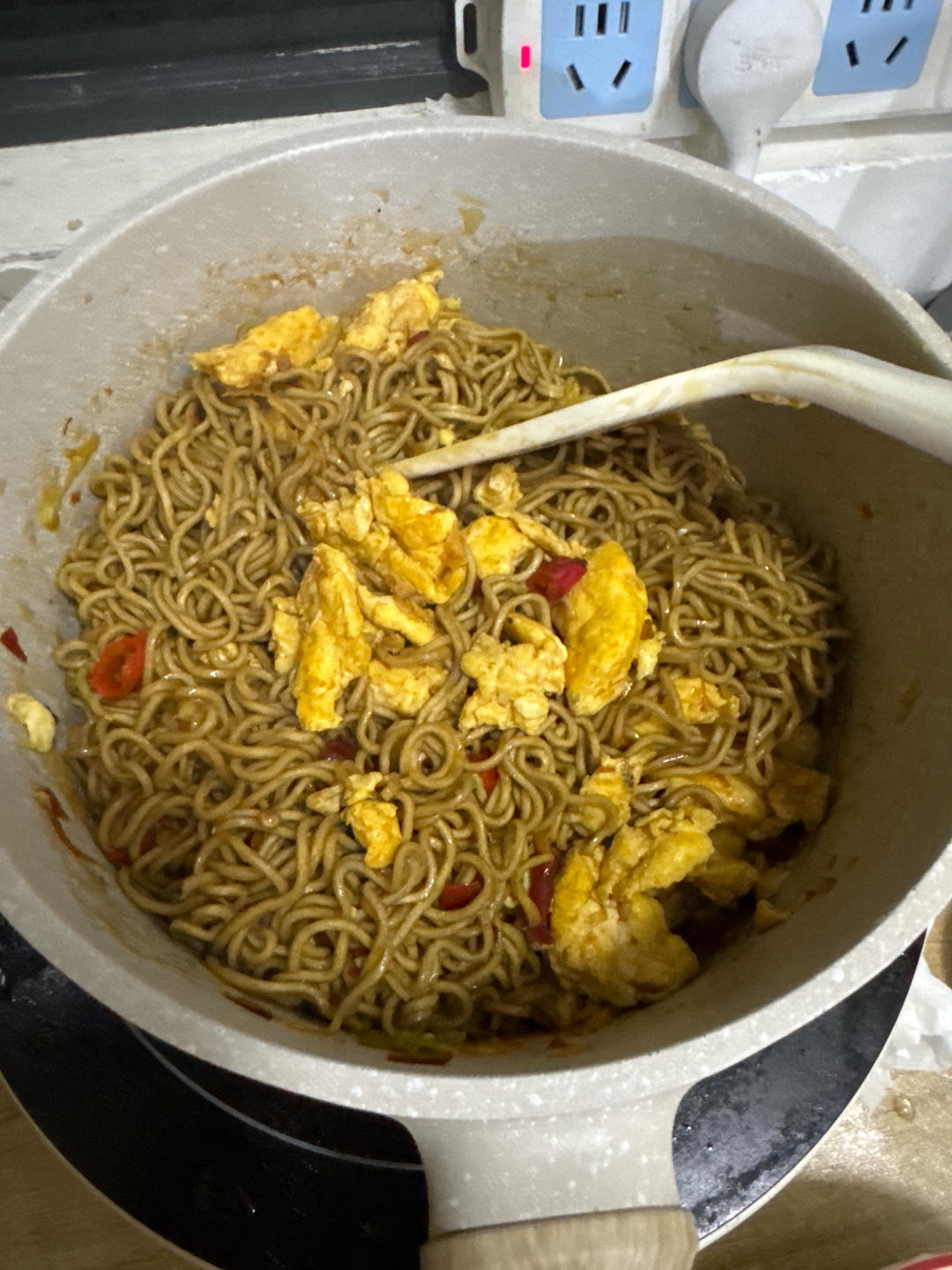 减脂歺〰️青椒鸡蛋荞麦面💥怕你越吃越掉称