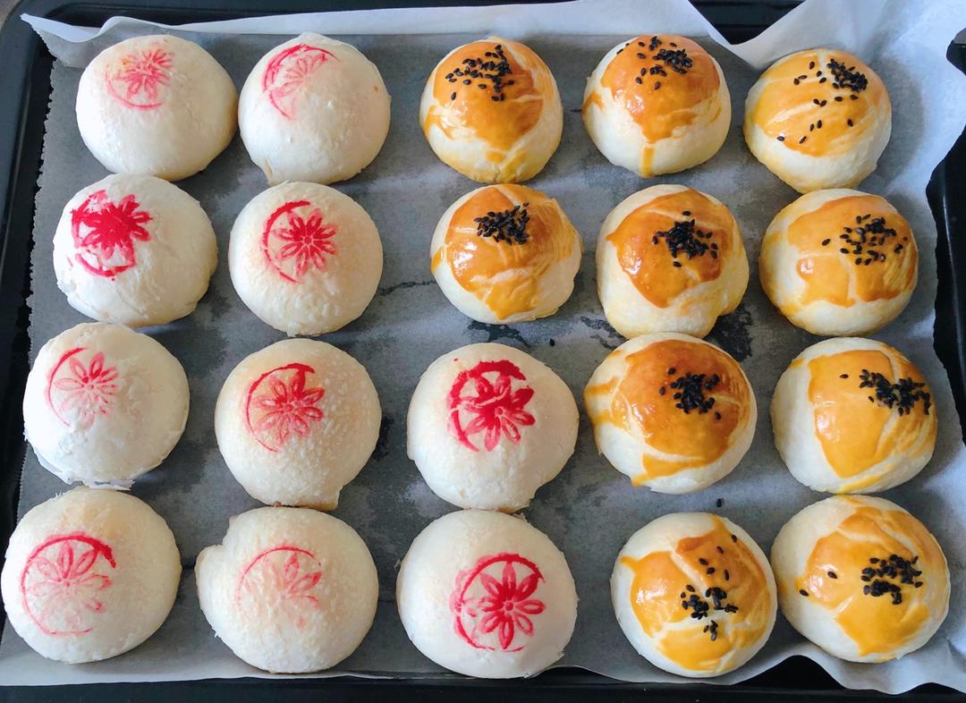 酥皮绿豆饼（简易大包酥）