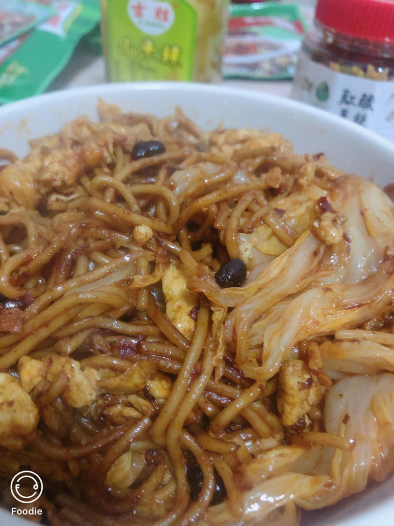 炒热干面