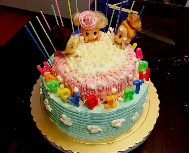 安安3岁生日蛋糕的做法