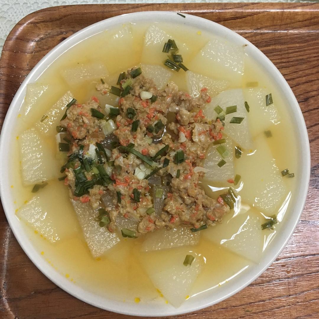 肉末蒸冬瓜