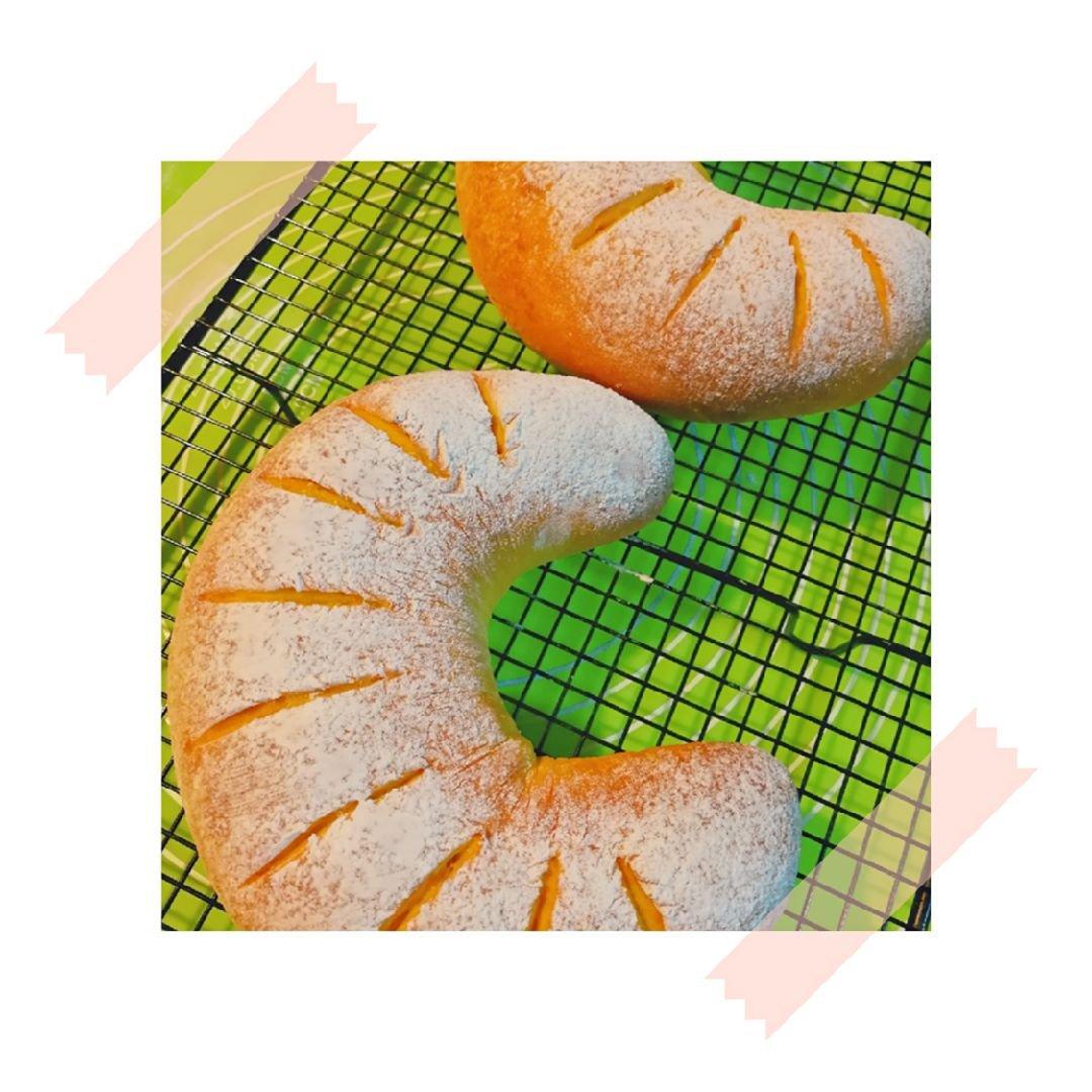 好吃到疯的南瓜奶酪软欧包